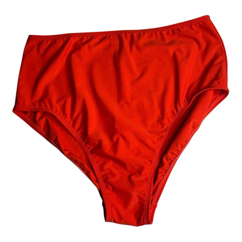 NWT Beyond Control Women's Tummy Control High Waist Orange Bikini‎ Size 16 - Picture 3 of 10